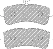 Bremsbelagsatz, Scheibenbremse Hinterachse FERODO RACING FCP5108W