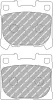 Bremsbelagsatz, Scheibenbremse Hinterachse FERODO RACING FCP5262Z