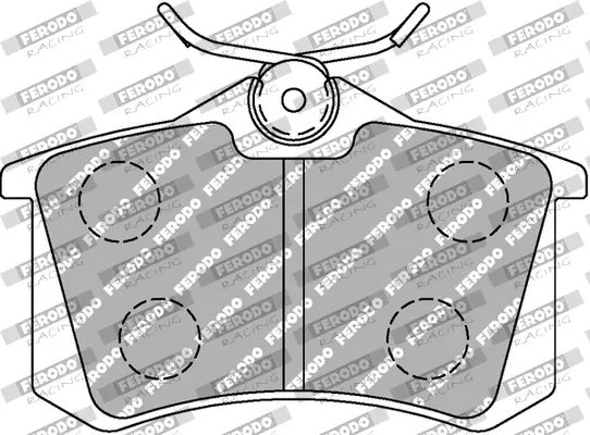 Bremsbelagsatz, Scheibenbremse FERODO RACING FCP541R Bild Bremsbelagsatz, Scheibenbremse FERODO RACING FCP541R