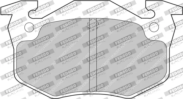 Bremsbelagsatz, Scheibenbremse Hinterachse FERODO RACING FCP558H