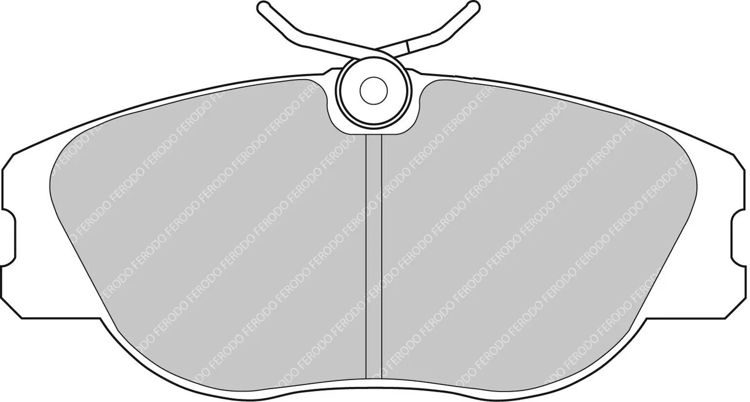 Bremsbelagsatz, Scheibenbremse FERODO RACING FCP565W