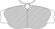 Bremsbelagsatz, Scheibenbremse FERODO RACING FCP565W