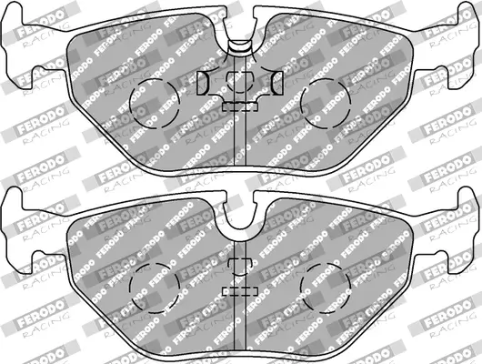 Bremsbelagsatz, Scheibenbremse Hinterachse FERODO RACING FCP578H