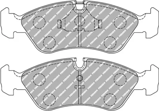 Bremsbelagsatz, Scheibenbremse FERODO RACING FCP584H Bild Bremsbelagsatz, Scheibenbremse FERODO RACING FCP584H