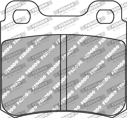 Bremsbelagsatz, Scheibenbremse Hinterachse FERODO RACING FCP586H