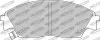 Bremsbelagsatz, Scheibenbremse Vorderachse FERODO RACING FCP598H