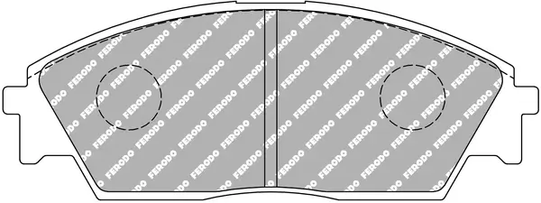 Bremsbelagsatz, Scheibenbremse Vorderachse FERODO RACING FCP598H