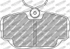 Bremsbelagsatz, Scheibenbremse Vorderachse FERODO RACING FCP660H