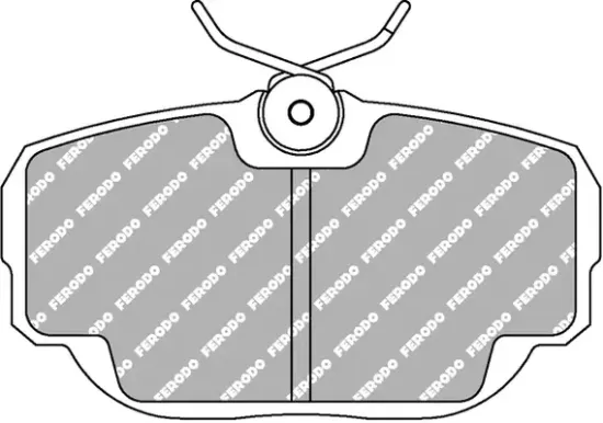 Bremsbelagsatz, Scheibenbremse Vorderachse FERODO RACING FCP660H Bild Bremsbelagsatz, Scheibenbremse Vorderachse FERODO RACING FCP660H