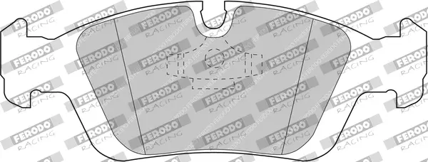 Bremsbelagsatz, Scheibenbremse Vorderachse FERODO RACING FCP725W