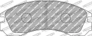 Bremsbelagsatz, Scheibenbremse Vorderachse FERODO RACING FCP765H