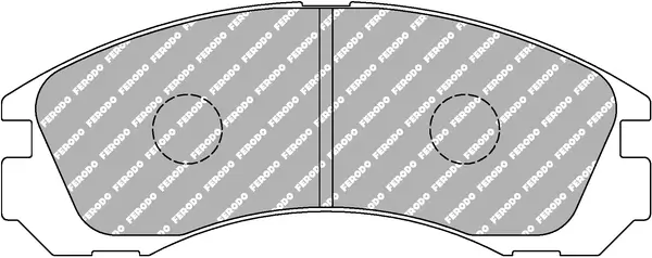 Bremsbelagsatz, Scheibenbremse Vorderachse FERODO RACING FCP765H
