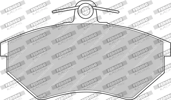 Bremsbelagsatz, Scheibenbremse Vorderachse FERODO RACING FCP774H