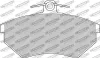 Bremsbelagsatz, Scheibenbremse Vorderachse FERODO RACING FCP774H