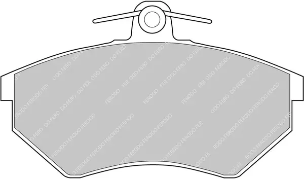 Bremsbelagsatz, Scheibenbremse Vorderachse FERODO RACING FCP774H