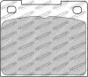 Bremsbelagsatz, Scheibenbremse Hinterachse FERODO RACING FCP809R