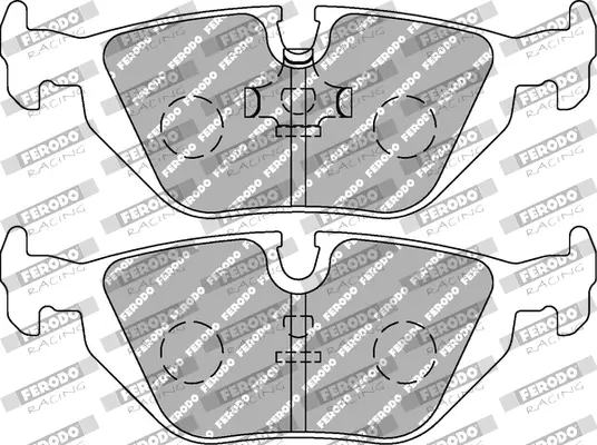 Bremsbelagsatz, Scheibenbremse Hinterachse FERODO RACING FCP850H