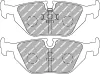 Bremsbelagsatz, Scheibenbremse Hinterachse FERODO RACING FCP850W