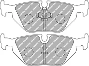 Bremsbelagsatz, Scheibenbremse Hinterachse FERODO RACING FCP850W