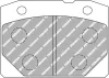 Bremsbelagsatz, Scheibenbremse Vorderachse FERODO RACING FCP96H