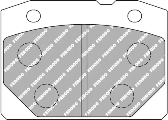 Bremsbelagsatz, Scheibenbremse Vorderachse FERODO RACING FCP96R Bild Bremsbelagsatz, Scheibenbremse Vorderachse FERODO RACING FCP96R