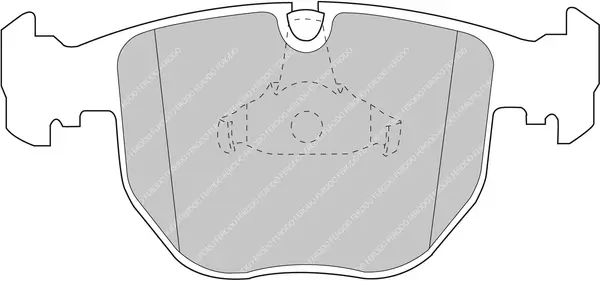 Bremsbelagsatz, Scheibenbremse Vorderachse FERODO RACING FCP997H