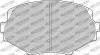 Bremsbelagsatz, Scheibenbremse Vorderachse FERODO RACING FDS1011