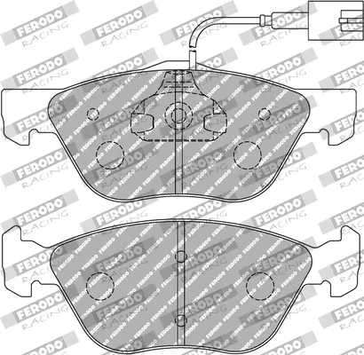 Bremsbelagsatz, Scheibenbremse FERODO RACING FDS1052 Bild Bremsbelagsatz, Scheibenbremse FERODO RACING FDS1052