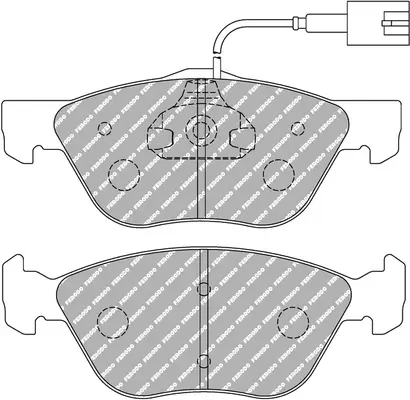 Bremsbelagsatz, Scheibenbremse FERODO RACING FDS1052 Bild Bremsbelagsatz, Scheibenbremse FERODO RACING FDS1052