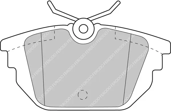 Bremsbelagsatz, Scheibenbremse FERODO RACING FDS1113