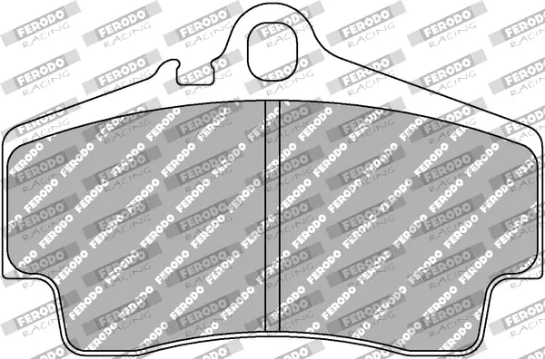 Bremsbelagsatz, Scheibenbremse FERODO RACING FDS1308