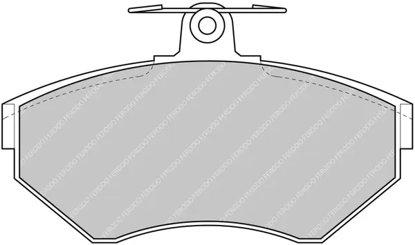 Bremsbelagsatz, Scheibenbremse Vorderachse FERODO RACING FDS1312
