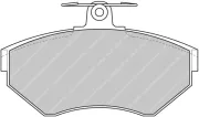 Bremsbelagsatz, Scheibenbremse Vorderachse FERODO RACING FDS1312