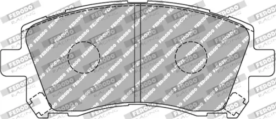 Bremsbelagsatz, Scheibenbremse Vorderachse FERODO RACING FDS1327 Bild Bremsbelagsatz, Scheibenbremse Vorderachse FERODO RACING FDS1327