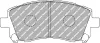 Bremsbelagsatz, Scheibenbremse Vorderachse FERODO RACING FDS1327
