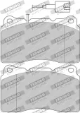 Bremsbelagsatz, Scheibenbremse FERODO RACING FDS1334