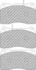 Bremsbelagsatz, Scheibenbremse FERODO RACING FDS1334