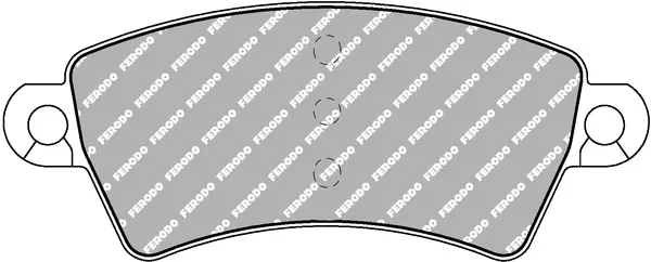 Bremsbelagsatz, Scheibenbremse FERODO RACING FDS1370