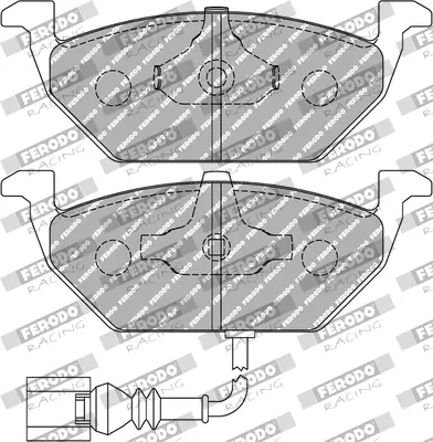 Bremsbelagsatz, Scheibenbremse FERODO RACING FDS1398