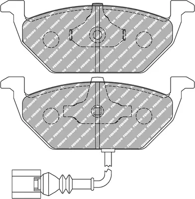 Bremsbelagsatz, Scheibenbremse FERODO RACING FDS1398