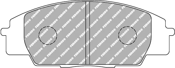 Bremsbelagsatz, Scheibenbremse Vorderachse FERODO RACING FDS1444