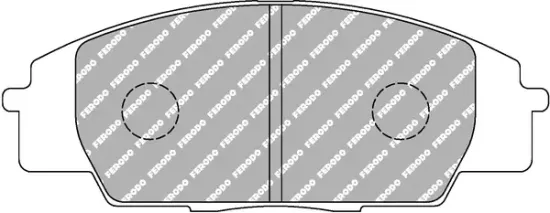 Bremsbelagsatz, Scheibenbremse Vorderachse FERODO RACING FDS1444 Bild Bremsbelagsatz, Scheibenbremse Vorderachse FERODO RACING FDS1444