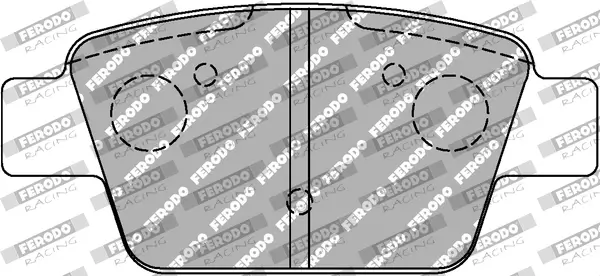 Bremsbelagsatz, Scheibenbremse FERODO RACING FDS1469