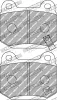 Bremsbelagsatz, Scheibenbremse FERODO RACING FDS1562