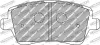 Bremsbelagsatz, Scheibenbremse FERODO RACING FDS1617