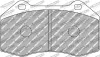 Bremsbelagsatz, Scheibenbremse Vorderachse FERODO RACING FDS1667