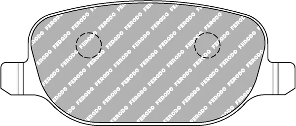 Bremsbelagsatz, Scheibenbremse Hinterachse FERODO RACING FDS1795