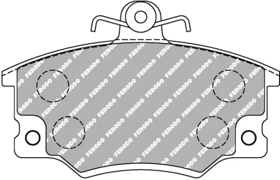 Bremsbelagsatz, Scheibenbremse Vorderachse FERODO RACING FDS370 Bild Bremsbelagsatz, Scheibenbremse Vorderachse FERODO RACING FDS370
