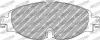 Bremsbelagsatz, Scheibenbremse FERODO RACING FDS4433