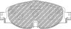 Bremsbelagsatz, Scheibenbremse FERODO RACING FDS4433 Bild Bremsbelagsatz, Scheibenbremse FERODO RACING FDS4433